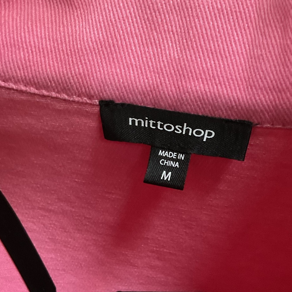 Mittoshop oversized pink shirt/ jacket Medium - Picture 6 of 8